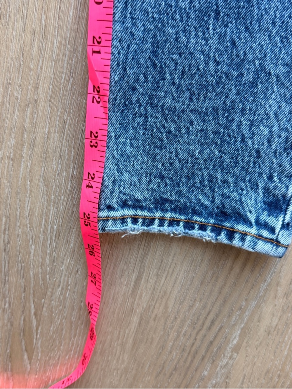 Abercrombie blue skinny high rise jeans - Picture 6 of 6